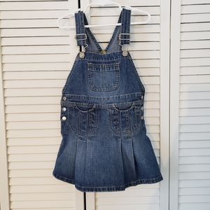 Old Navy denim overall jumper dress